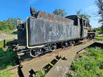 Hier zu sehen der Schlepptender der 1953 bei Fablok gebauten Schmalspur-Dampflokomotive PX48-3910.