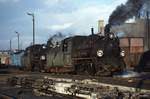 Schmalspurbahnen in Polen: Px48 1765 und Px48 1925 im Juni 1990 in Gniezno.