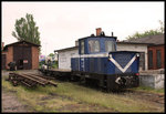 Für die Schmalspurbahn Pleszew Miasto - Kowalew gibt es auch diesen selbst zusammen gestellten Unkrautspritzzug! Zuglok am 20.5.2016 im Bahnhof Pleszew Miasto war die dreifach gekuppelte Lyd