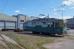 STRASSENBAHNBETRIEBE IN POLEN
Historische Strassenbahnen LODZ
Ein Arbeitszug bestend aus dem Motorwagen 22103 und einem Arbeitswagen aufgenommen vor dem Trammuseum Lodz am 20. August 2014.  
Foto: Walter Ruetsch