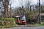 Wagen 646 auf der Linie 15 bei  Katowice Szopienice Dwr  (28.10.2013)