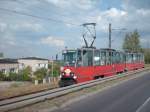 Das ist die alte typische Straenbahn.