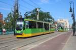 MPK Poznan Moderus Betawagen 456 und Moderus Alfawagen 228+2xx dahinter am 16.07.18 in Posen (Polen)