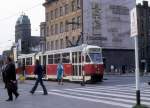 Szczecin / Stettin SL 8 (GTw 612) am 20. September 1975.