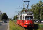 Der Tw.101, der 2004 von der Wiener Straßenbahn als E1 4488 übernommen wurde, befindet sich als einziger Wagen seiner Reihe noch weitgehend im Originalzustand seines Abgabebetriebes.