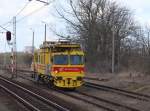 16.2.2014 Boleszkowice / Fürstenfelde. Fahrleitungswagen von PKP Energetyka