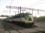 EU07-130 mit dem KM-11314  Mazowia  in Płock (Abfahrt: 4:55), 29.06.2009