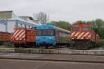 Bahnen in Portugal: CP 1413, CP 0469 und CP 1971 im Betriebswerk Porto Contumil aufgenommen am 27.