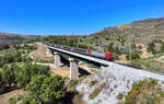 CP 5609 mit IC 542 am 13.09.2024 bei Maçainhas.