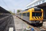 COIMBRA (Distrikt Coimbra), 24.09.2013, Wagen 2255 hat Pause im Bahnhof Coimbra-A, dem in der Stadt gelegenen, eigentlichen Hauptbahnhof, der heute aber nur noch dem Regionalverkehr dient