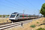 544 003-6 erreicht als IC 180 Porto - Faro seinen Zielbahnhof Faro.