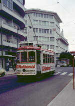 Lisboa / Lissabon CARRiS SL 28 (Tw 727) Prazeres im Oktober 1982. - Scan eines Farbnegativs. Film: Kodak Safety Film 5035. Kamera: Minolta SRT-101.