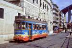Lisboa 810 vor dem Depot in der Rua Primeira de Maio, 09.09.1991.