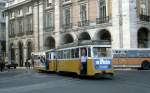 Lisboa / Lissabon SL 16 (Tw 316) Praco do Comércio im Oktober 1982.