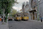 Lisboa / Lissabon CARRIS SL 3 (Tw 360 / Tw 721) Poco do Bispo im Oktober 1982.