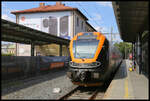 Der private Leo Express ist hier am 5.6.2024 um 15.37 Uhr gerade aus Richtung Kolin am Hauptbahnhof in Prag eingetroffen.