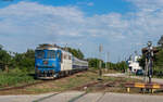 60 1355 mit dem R 5467 (Bacau - Piatra Neamt) in Buhusi 14.8.24