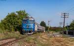 60 1355 mit dem R 5467 (Bacau - Piatra Neamt) bei Podoleni 14.8.24