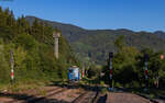 60 1017 beim umsetzen im Bahnhof Bicaz 15.8.24

