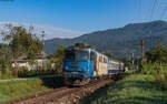 60 1356 mit dem R 4652 (Sighetu Marmatiei - Viseu de Jos) bei Valea Vișeului 21.8.24