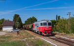 60 1259 mit dem 60707 (Valea lui Mihai - Dej Triaj) im Bahnhof Borla 25.8.24
