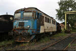 600 537-0 (92 53 0 600 537-0 RO-SNTFC) setzt im Eisenbahnmuseum Sibiu (RO) Patina an.