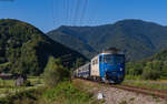 62 0741 mit dem R 4116 (Sighetu Marmatiei - Beclean pe Somes / Bucuresti Nord) bei Petrova 21.8.24
