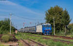 64 0950 mit dem IRN 1941 (Satu Mare - Mangalia) im Bahnhof Ulmeni Sălaj 24.8.24