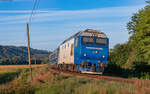 64 0922 mit dem R-E 4006 (Baia Mare -  Cluj Napoca / București Nord) bei Băbeni 25.8.24