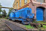 80-0252-9 (92 53 0 800 252-9 RO-SNTFC) parkt im Eisenbahnmuseum Sibiu (RO).