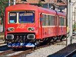 Triebzug 57-1602-2 steht abgestellt in Bahnhof Bistrita am 14.09.2017