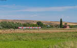 76 1424 als R 10308 (Bârlad - Galati) am Haltepunkt Băleni 18.8.24