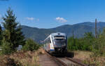 96 2018 als R 2063 (Piatra Olt - Sibiu) in Turnu Roșu 12.8.24