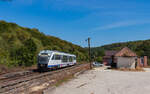 96 0028 als R 4076 (Jibou - Zalău Nord) im Bahnhof Mirsid 25.8.24
