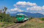 97 0536 als R 11345 (Brasov - Zărnești) bei Tohanu Vechi 12.8.24