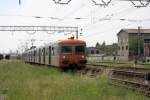 Ein INOX Elektrotriebwagen in Rumnien.