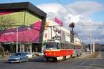 Rumänien / Straßenbahn (Tram) Arad: Tatra T4D - Wagen 903 (ehemals Halle/Saale) sowie Tatra B4D - Wagen 213 (ehemals Halle/Saale) der Compania de Transport Public SA Arad (CTP Arad SA),