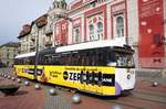 Rumänien / Straßenbahn (Tram) Timişoara: Hansa GT4b - Wagen 3435 (ehemals Bremen) der Regia Autonomă de Transport Timişoara (R.A.T.T.), aufgenommen im März 2017 im