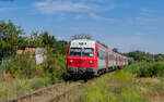 614 022 / 614 021 als R 10304 (Bârlad - Galati) bei Umbrăresti Sat 18.8.24