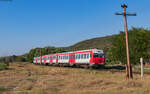 614 022 / 614 021 als R 10310 (Bârlad - Galati) bei Târgu Bujor 18.8.24