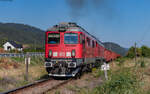 60 9011 und 65 1014 mit einem E-Wagenzug nach Bicaz bei Pângărati 15.8.24