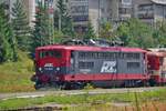 E-Lok 91-53-0-425576-2 mit Regio im Bahnhof Predeal am 16.08.2017