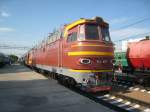 CS4 im Eisenbahnmuseum Novosibirsk am 30.07.2008