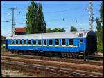 Ein WLABm (62 22 70-38 214-9) der Russischen Eisenbahn in Frankfurt/Oder abgestellt, 03.05.07.