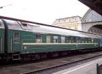 Russischer Schlafwagen im Zug D15VJ / D16SH Moskau - Kiew - Budapest, Budapest-Keleti an 9:12 Uhr, ab 18:15 Uhr am 19.01.2007.