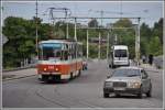 Die Autos sind auch in Russland mehrheitlich westlich, nur die Strassenbahn ist ausschliesslich tschechisch.