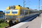 Die Västtagen X14 3227 steht am 20. Juli 2023 in Uddevalla C abgestellt.

Uddevalla C, 20.07.2023