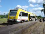 Immerhin steigen einige Fahrgste in Mariannelund aus, am 15.07.2007 hauptschlich Touristen.