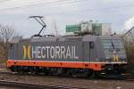 Hectorrail 241.006 am 22.2.14 beim aufrüsten in Krefeld-Linn.