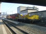 Hier ruhen sich diese diversen Baugerte am 12.2. im Bahnhof Bern Wankdorf aus, dass sie am 15.2. so viel zu tun haben wrden konnte da noch niemand ahnen.